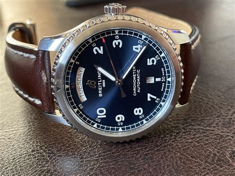 breitling navitimer super 8 review|breitling navitimer 8 day date.